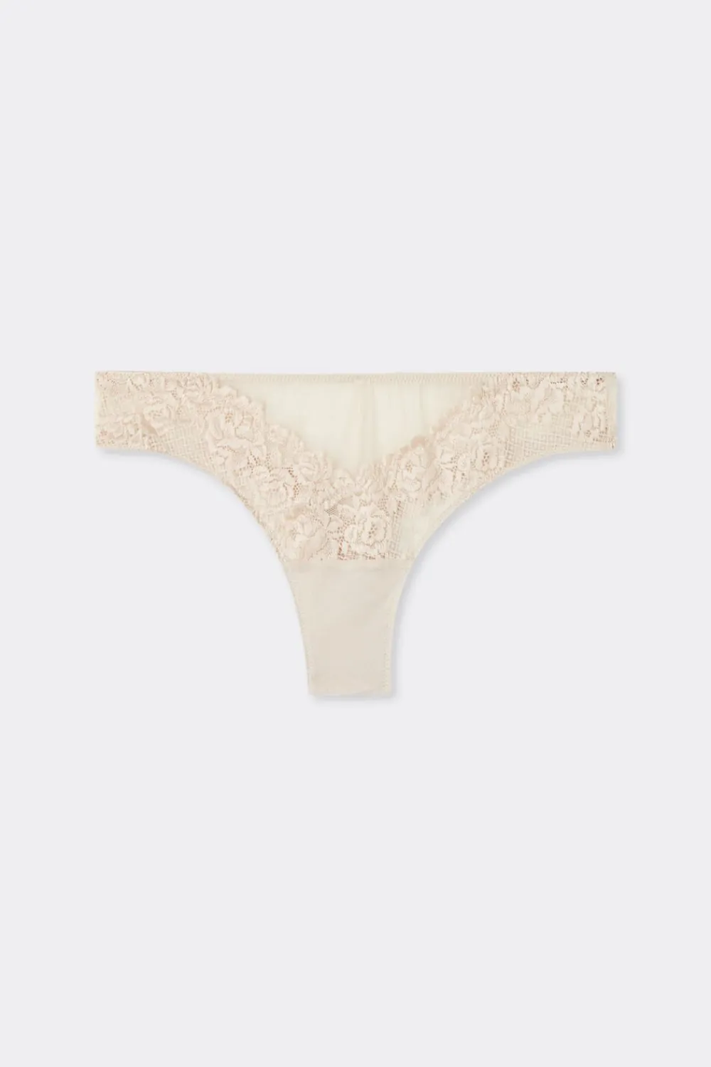 Brazyliany|Koronka>Intimissimi Majtki Brazyliany Koronkowe: Pretty Flowers naturalny - 2280 - cream