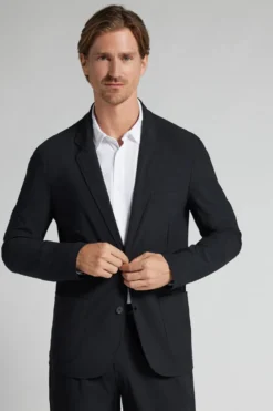 Marynarki / Kurtki>Intimissimi Marynarka Non Iron czarny - 019 - czarny