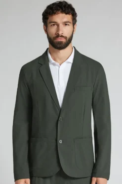 Marynarki / Kurtki>Intimissimi Marynarka Non Iron zielony - 083k - verde medievale