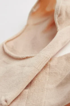 Skarpetki Stopki>Intimissimi Niewidoczne Stopki Męskie z Elastycznej Bawełny naturalny - 600 - nude