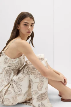 Halki / Babydoll|Spódnice /Sukienki>Intimissimi Płócienna Długa Sukienka Halka Get Noticed z nadrukiem - 113k - stampa paisley