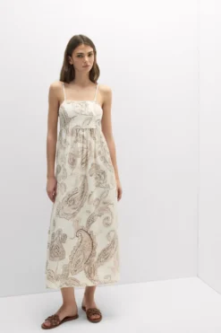 Halki / Babydoll|Spódnice /Sukienki>Intimissimi Płócienna Długa Sukienka Halka Get Noticed z nadrukiem - 113k - stampa paisley