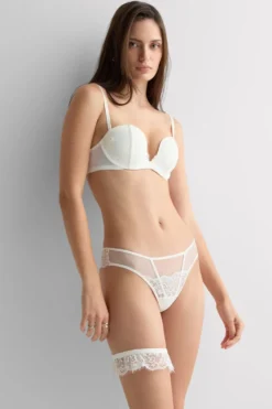 Podwiązki / Pasy Do Pończoch>Intimissimi Podwiązki Ethereal Embrace kremowy - 2127 - talkowy