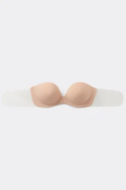 Bez Ramiączek|Akcesoria>Intimissimi Samonośny Biustonosz Opaska Odkryte Ramiona naturalny - 044 - honey