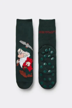 Skarpetki Krótkie>Intimissimi Skarpety Antypoślizgowe ©Disney Gburek zielony - 004k - verde scuro brontolo