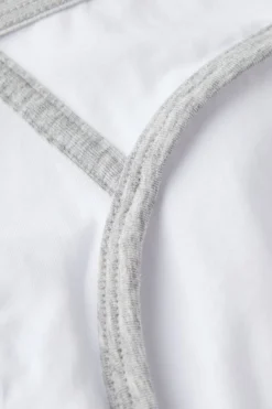 Chłopiec>Intimissimi Slipy Dziecięce z Bawełny Superior z Logo biały - 709j - bianco/grigio melange