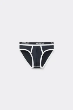 Chłopiec>Intimissimi Slipy Dziecięce z Bawełny Superior z Logo niebieski - 3481 - blu notte/bianco