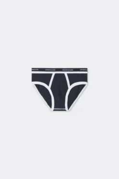Chłopiec>Intimissimi Slipy Dziecięce z Bawełny Superior z Logo niebieski - 3481 - blu notte/bianco