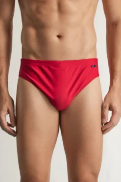 Slipy Kąpielowe>Intimissimi Slipy Kąpielowe w Jednolitym Kolorze czerwony - 9082 - sporting red
