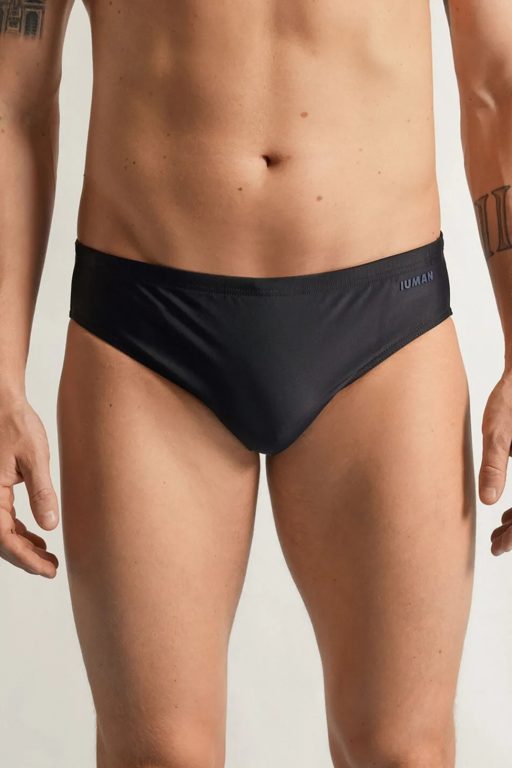 Slipy Kąpielowe>Intimissimi Slipy Kąpielowe w Jednolitym Kolorze czarny - 019 - czarny