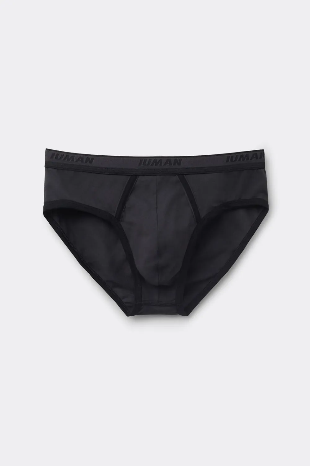 Slipy|Bawełna Superior>Intimissimi Slipy Męskie z Bawełny Superior z Logo czarny - 708j - dark grey/nero