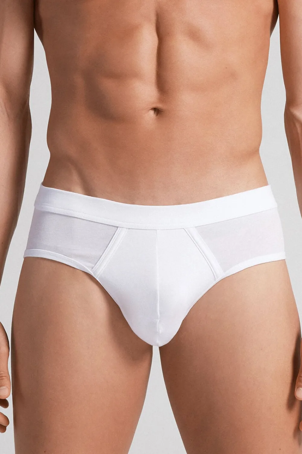 Slipy|Bawełna Superior Extrafine>Intimissimi Slipy z Bawełny Light & Fresh biały - 001 - biały