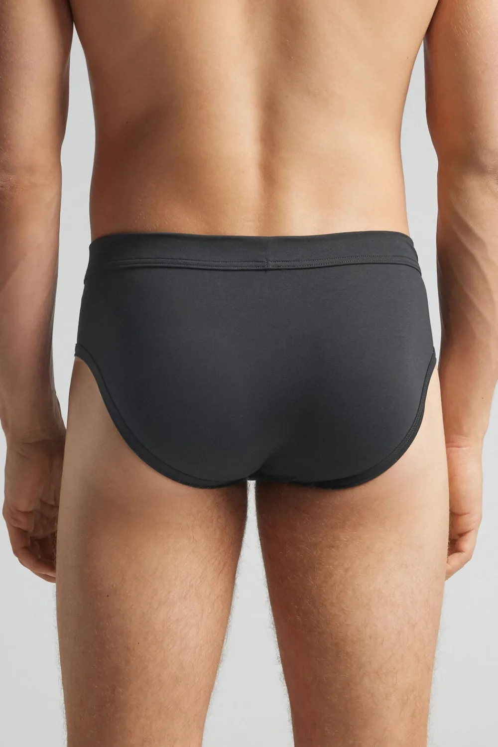 Slipy|Merceryzowana Bawełna Filo Premium>Intimissimi Slipy z Bawełny Merceryzowanej filo Premium - 4712 - dark grey
