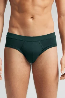 Slipy|Bawełna Superior>Intimissimi Slipy z Bawełny Superior zielony - 132j - verde scuro
