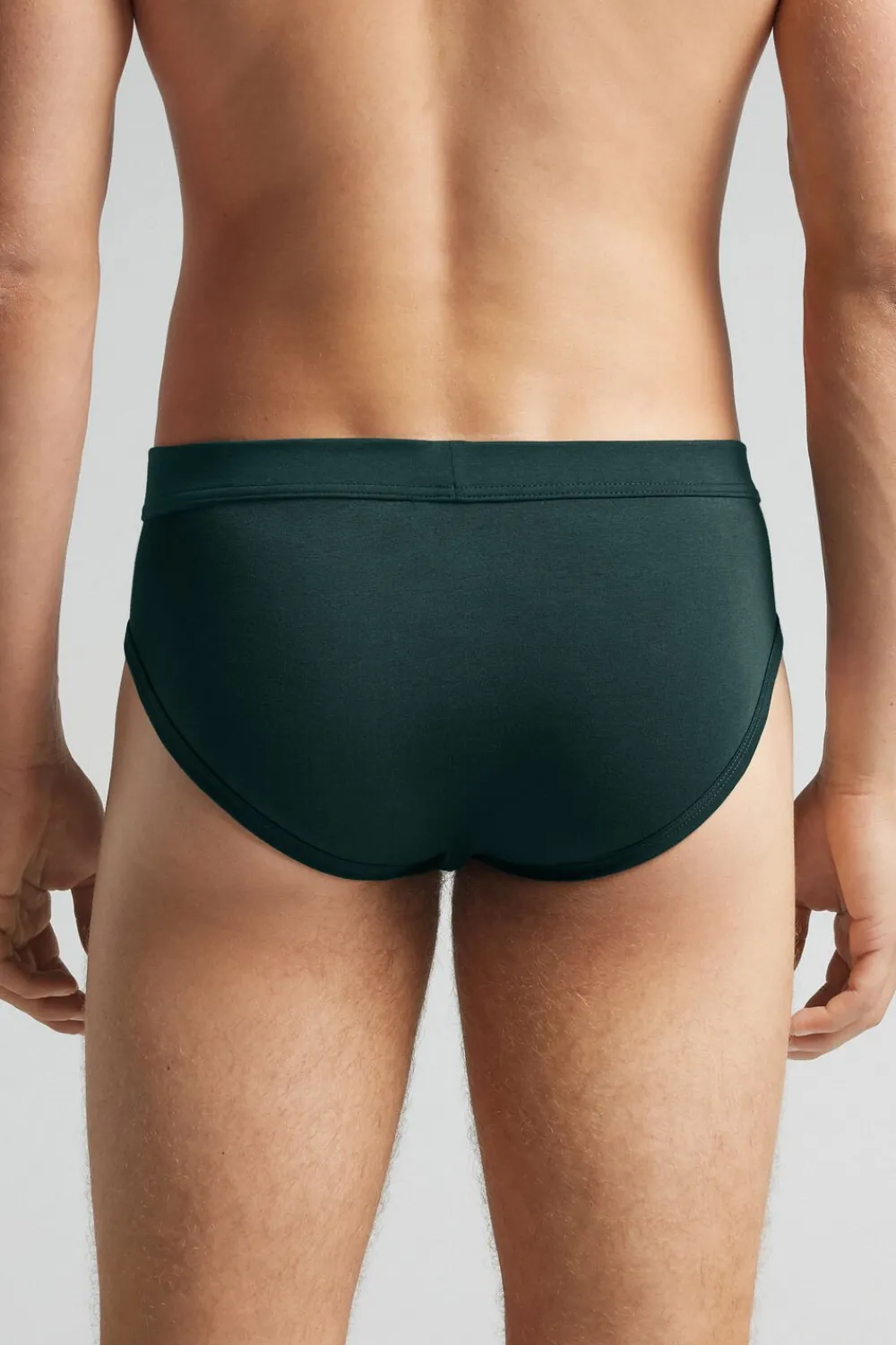 Slipy|Bawełna Superior>Intimissimi Slipy z Bawełny Superior zielony - 132j - verde scuro