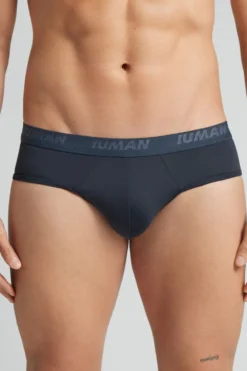Slipy|Mikrofibra>Intimissimi Slipy z Mikrofibry z Logo niebieski - 800 - blu notte