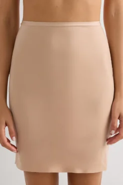 Spódnice /Sukienki|Mikrofibra>Intimissimi Spódnica z Mikrofibry Ultralight naturalny - 044 - honey