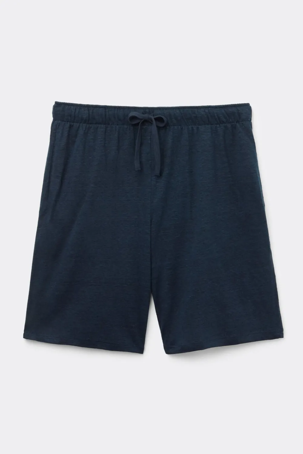 Spodnie|Len>Intimissimi Spodenki Męskie 100% Len niebieski - 585j - blu oceano