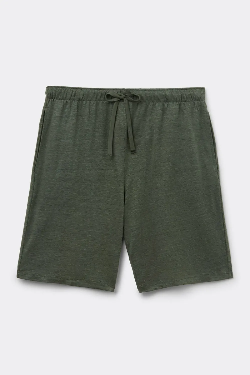 Spodnie|Len>Intimissimi Spodenki Męskie 100% Len zielony - 136k - verde truck