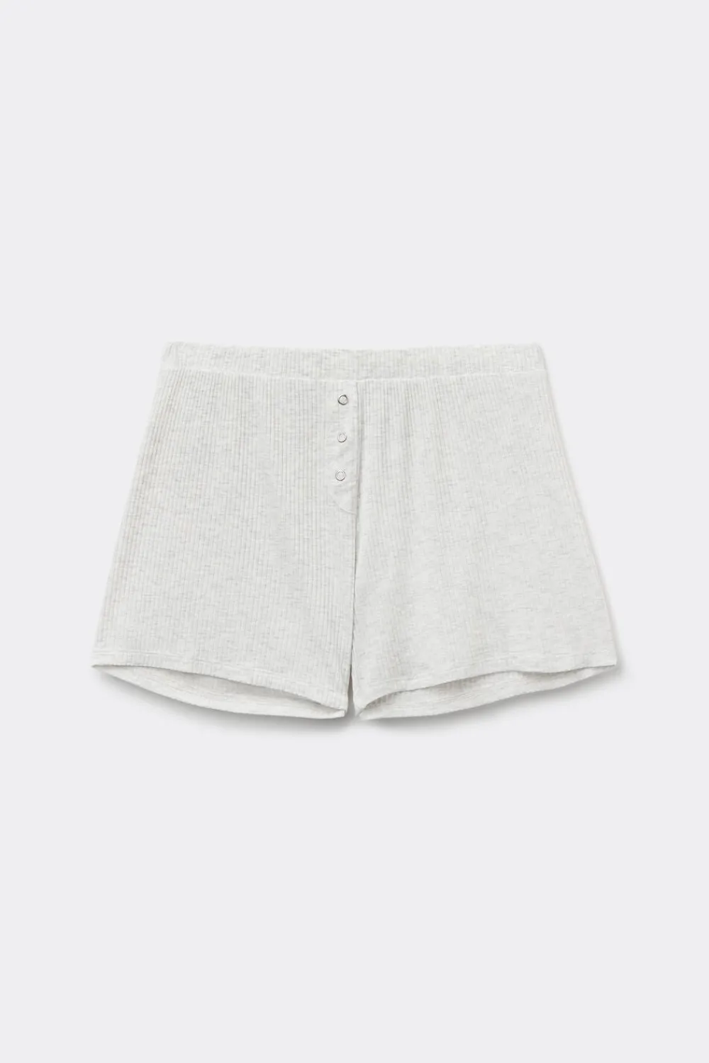 Piżamy Krótkie|Modal>Intimissimi Spodenki z Modalu Chic Comfort szary - 860j - grigio perla melange