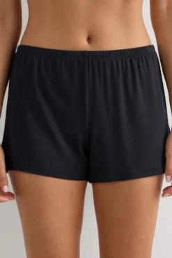 Piżamy Krótkie|Modal>Intimissimi Spodenki z Modalu Pretty Flowers wielobarwny - 9887 - nero/ivory