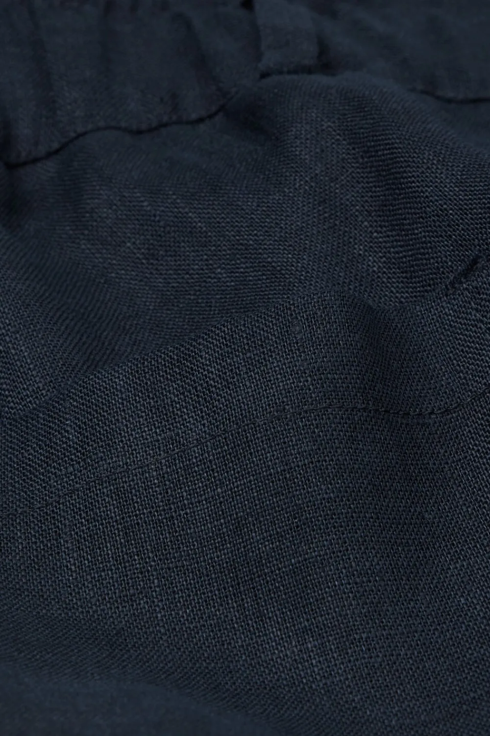 Spodnie|Len>Intimissimi Spodnie Męskie 100% Len niebieski - 585j - blu oceano