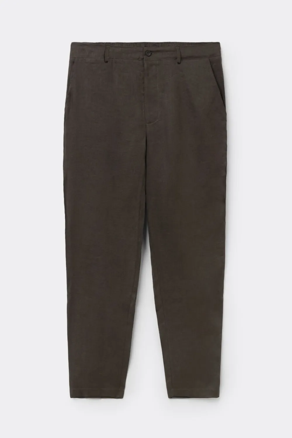 Spodnie|Len>Intimissimi Spodnie Męskie 100% Len brązowy - 132k - brown