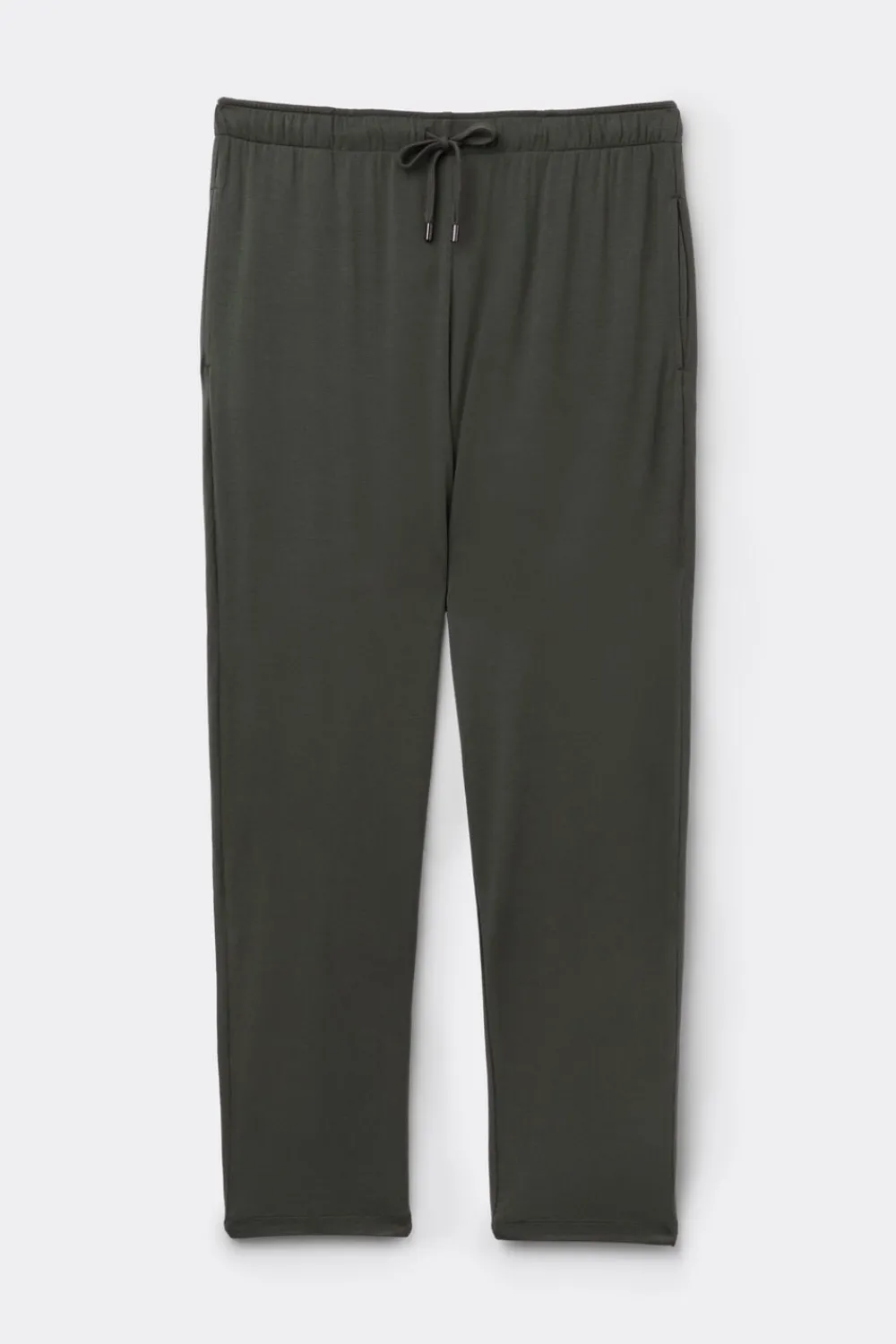 Spodnie|Soft Silk>Intimissimi Spodnie męskie z jedwabiu i modalu zielony - 640j - verde fumo scuro
