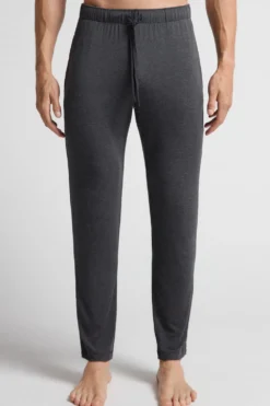 Spodnie|Soft Silk>Intimissimi Spodnie męskie z jedwabiu i modalu szary - 040 - grigio scuro melange