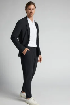 Spodnie>Intimissimi Spodnie Non Iron czarny - 019 - czarny