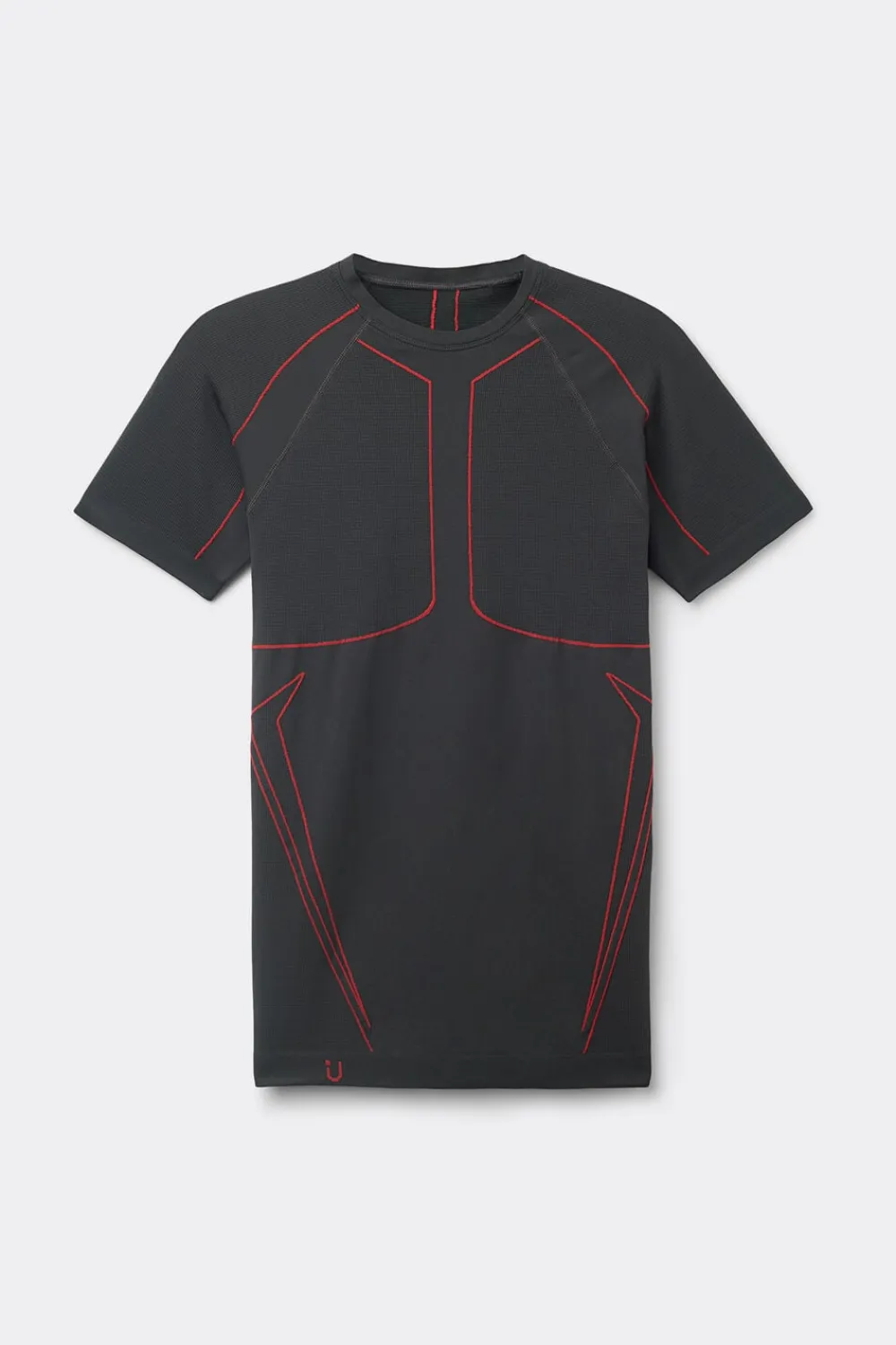 T-shirty>Intimissimi Sportowa Koszulka Techniczna z Krótkim Rękawem szary - 4712 - dark grey