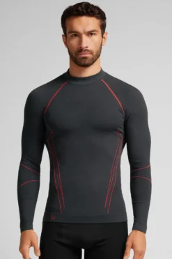Bluzki Z Długim Rękawem>Intimissimi Sportowa Koszulka Techniczna z Długim Rękawem szary - 4712 - dark grey