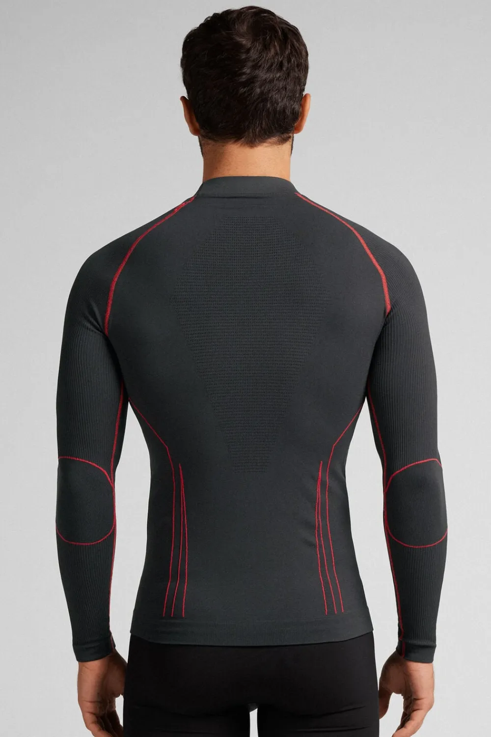 Bluzki Z Długim Rękawem>Intimissimi Sportowa Koszulka Techniczna z Długim Rękawem szary - 4712 - dark grey