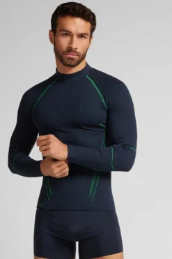 Bluzki Z Długim Rękawem>Intimissimi Sportowa Koszulka Techniczna z Długim Rękawem niebieski - 800 - blu notte