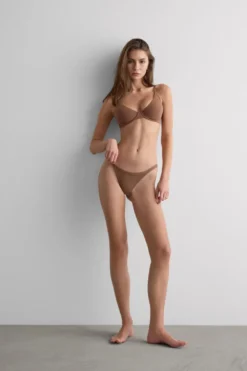 Stringi|Bawełna Ultralight>Intimissimi Stringi z Paseczkami z Bawełny Ultralight Cotton naturalny - 502i - caramel