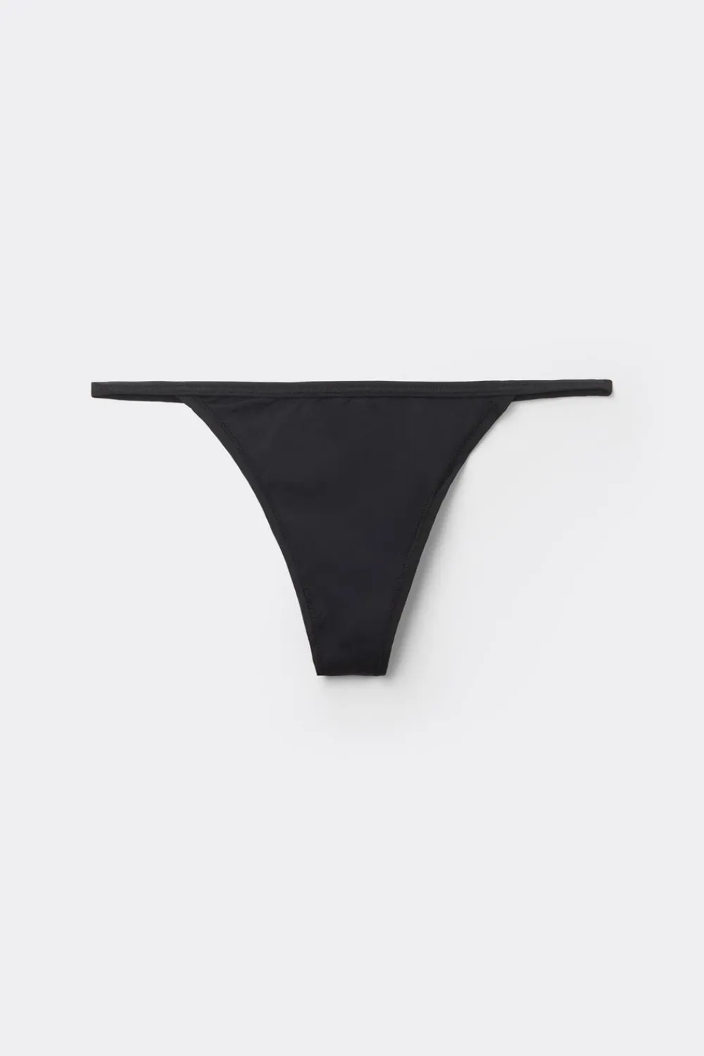 Stringi|Mikrofibra>Intimissimi Stringi z Paseczkami z Mikrofibry Ultralight czarny - 019 - czarny