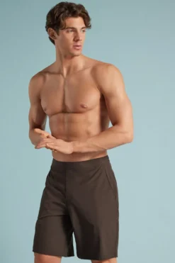 Bokserki Kąpielowe>Intimissimi Szorty Kąpielowe Bokserki z Tkaniny Technicznej brązowy - 132k - brown