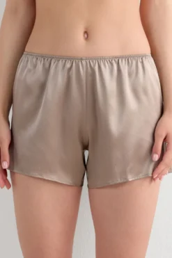 Piżamy Krótkie|Jedwab>Intimissimi Szorty z Jedwabiu naturalny - 651i - dust beige