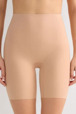 Bokserki|Piżamy / Szlafroki>Intimissimi Szorty z Surowo Wykończonej Mikrofibry naturalny - 044 - honey