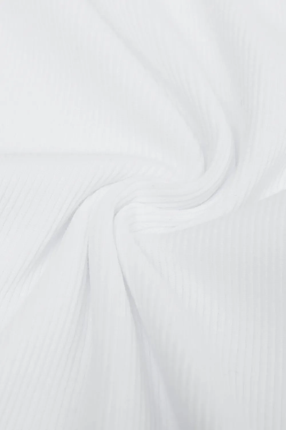 Topy>Intimissimi Tank Top Prążkowany z Bawełny Superior biały - 001 - biały