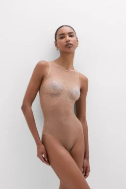 Body>Intimissimi Tiulowe Body Midnight Summer naturalny - 417i - cappuccino