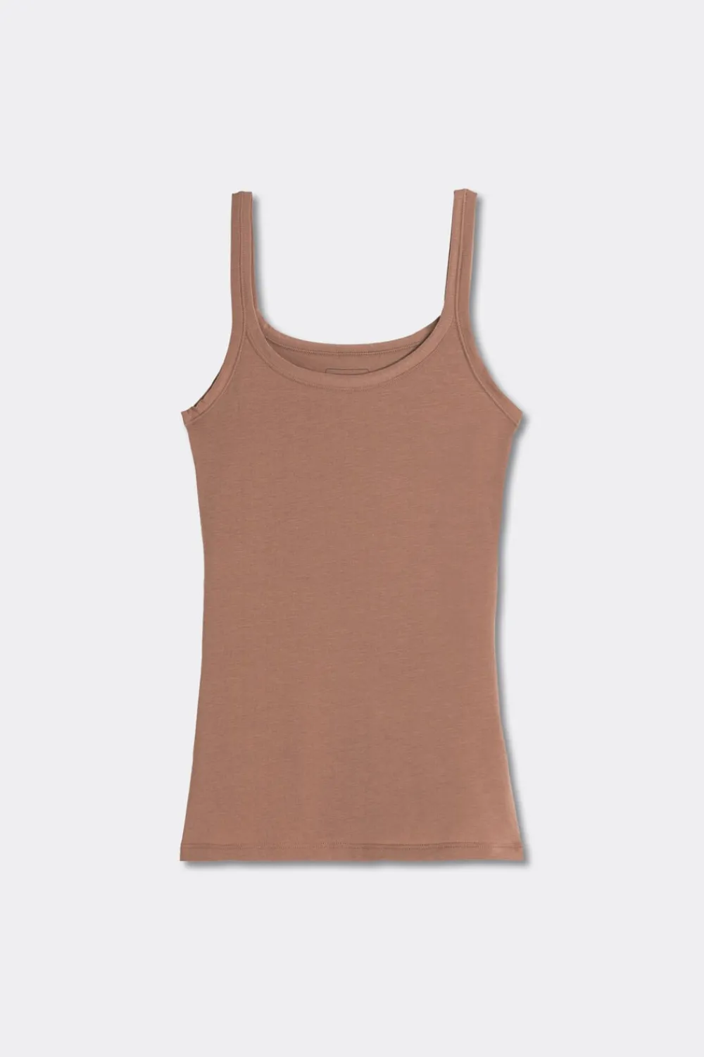 Topy|Bawełna Ultralight>Intimissimi Top z Bawełny Ultralight Cotton naturalny - 502i - caramel