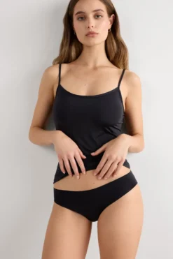 Topy|Mikrofibra>Intimissimi Top z Mikrofibry Ultralight - 019 - czarny