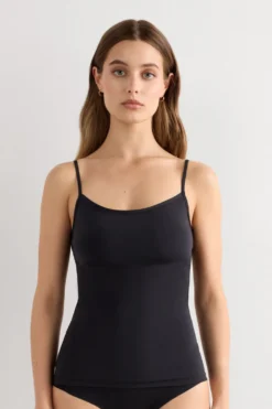 Topy|Mikrofibra>Intimissimi Top z Mikrofibry Ultralight - 019 - czarny