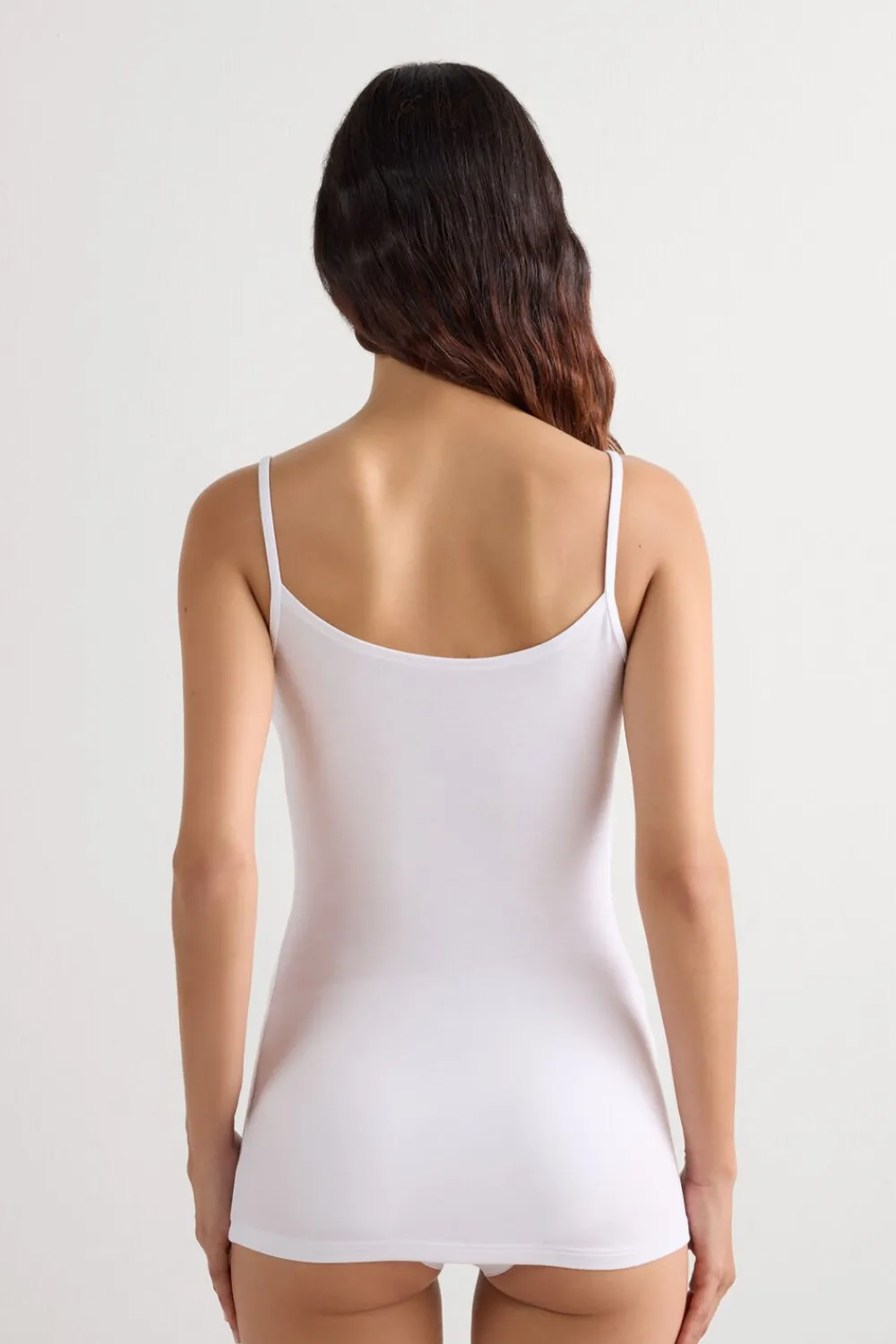 Topy|Modal>Intimissimi Top z Modalu biały - 7478 - bianco latte