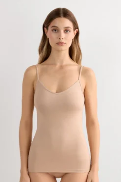 Topy|Modal>Intimissimi Top z Modalu naturalny - 044 - honey