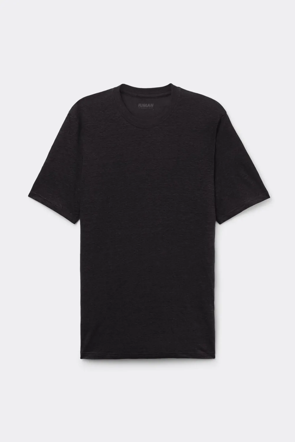 T-shirty|Len>Intimissimi T-shirt 100% Len Soft czarny - 019 - czarny