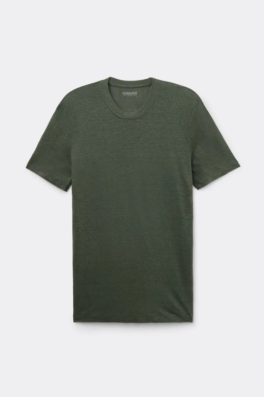 T-shirty|Len>Intimissimi T-shirt 100% Len Soft zielony - 136k - verde truck