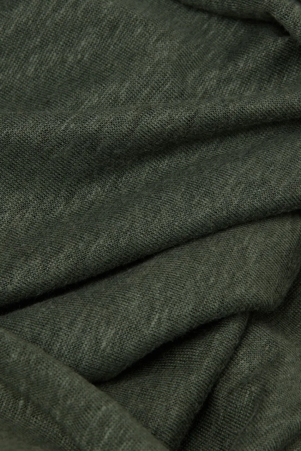 T-shirty|Len>Intimissimi T-shirt 100% Len Soft zielony - 136k - verde truck