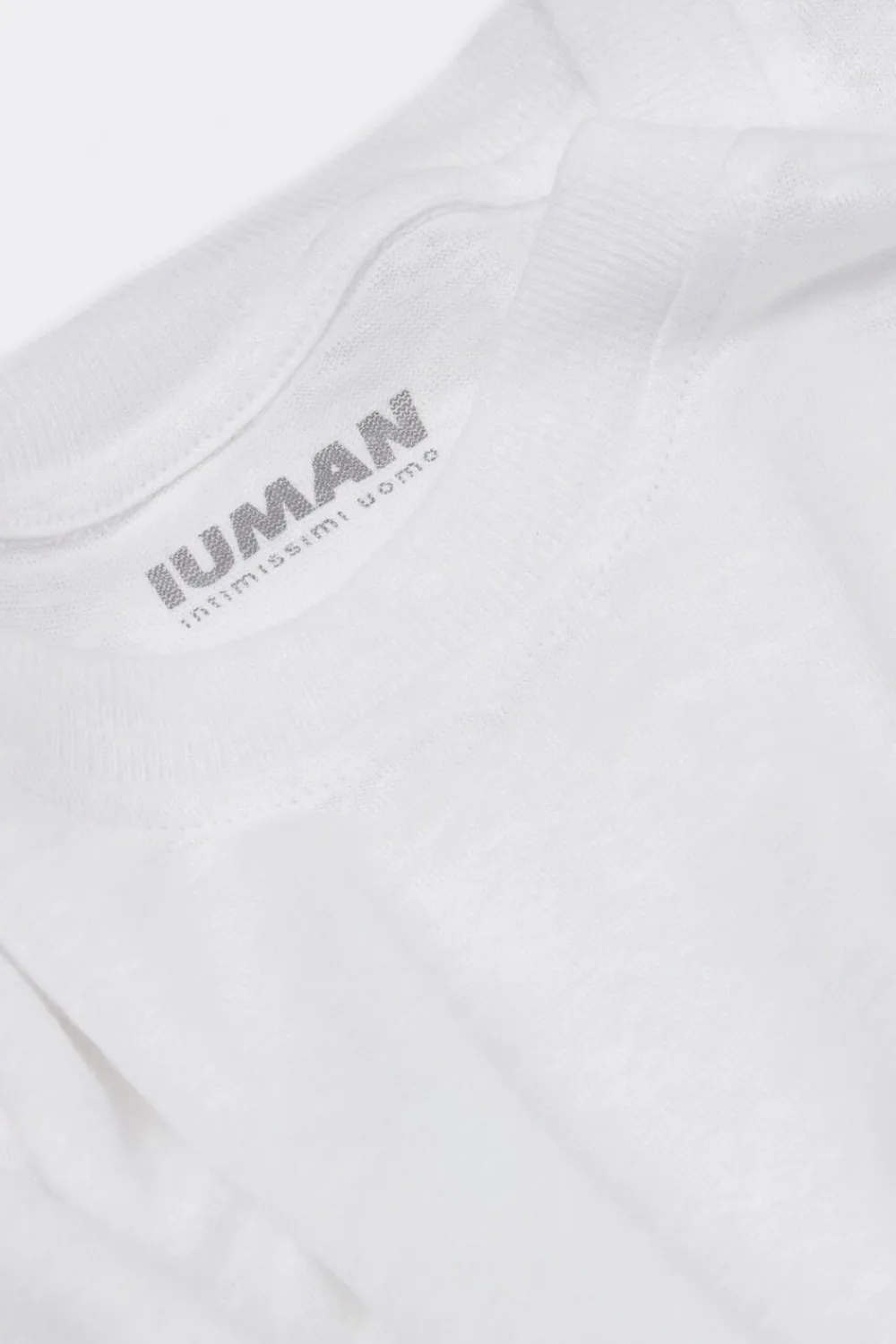 T-shirty|Len>Intimissimi T-shirt 100% Len Soft biały - 001 - biały